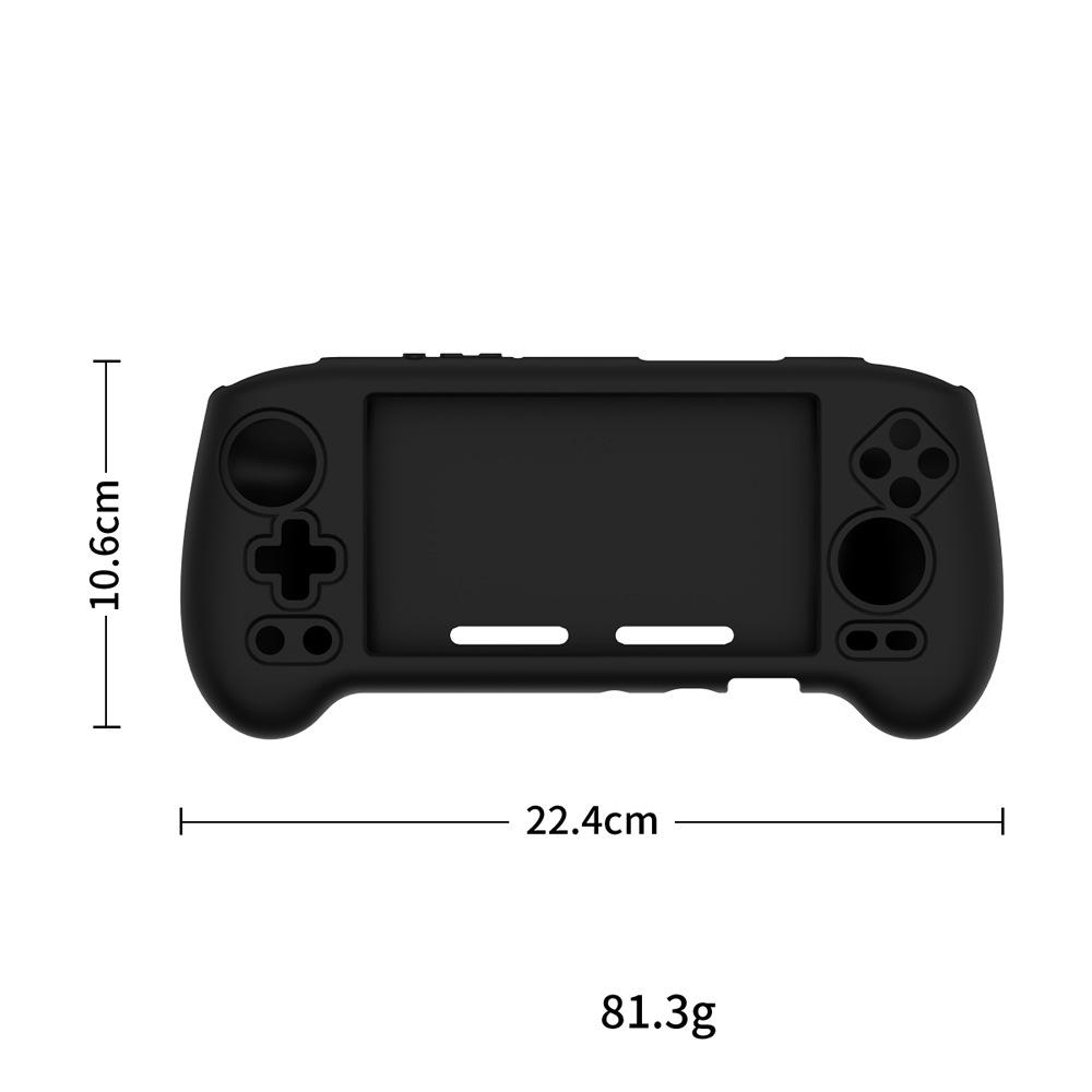 Soft Silicone Protective Case For ANBERNIC RG556 Gaming Console Drop Protection Sleeve Simple Solid Color Cover