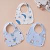 U-Shaped Pure Cotton Bib - Super Soft, Waterproof, Adjustable for Newborns, Ideal for Autumn/Winter