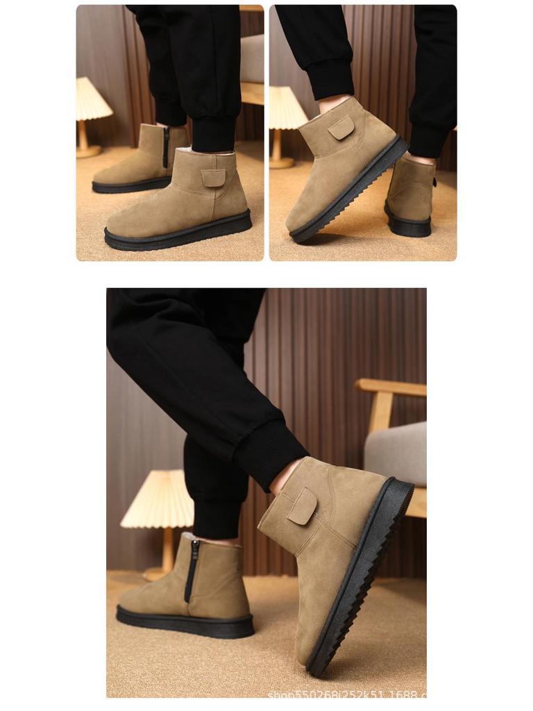 2025 Autumn/Winter Superfiber Plus Velvet Unisex High-top Warm Snow Boots
