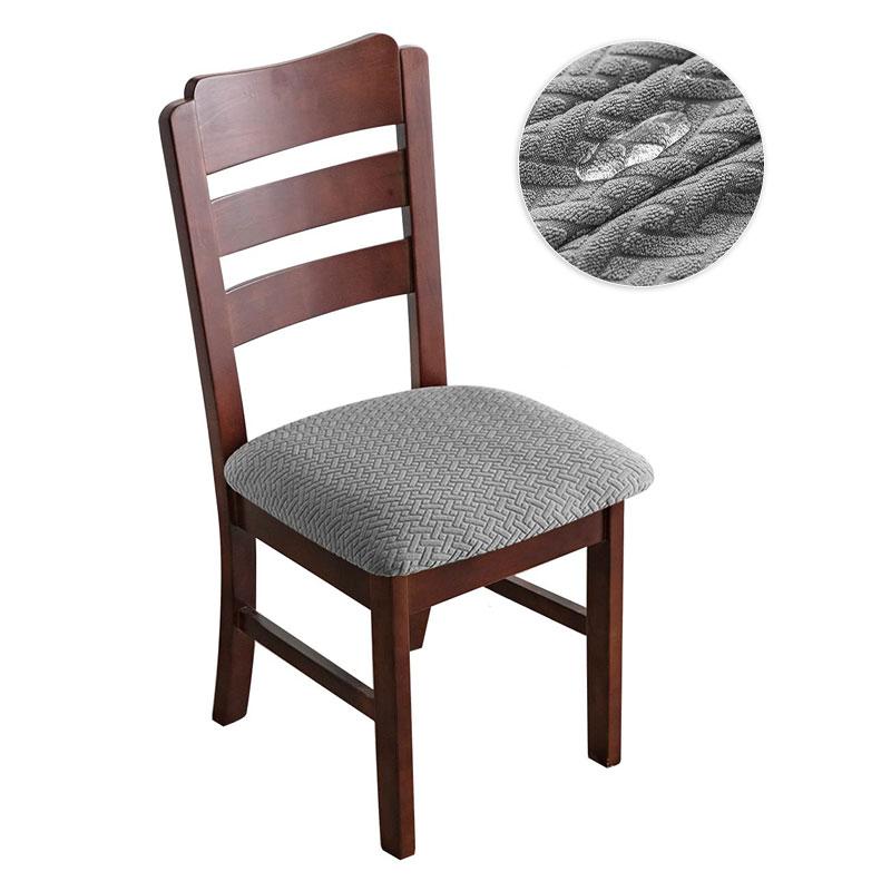 Real Waterproof Chair Cover Stretch Dining Room Seat Covers Chair Cheap Washable Jacquard Chair Covers For Home Hotel Kitchen