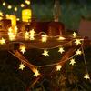 Star LED String Lights for Camping & Decor