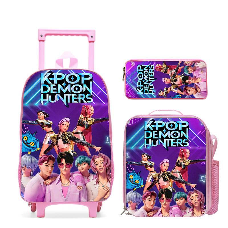 Kpop Witch Hunter Girl Group Schoolbag High Definition Printing Casual Crossing Border Lightweight Tie Rod Backpack One Piece Hair