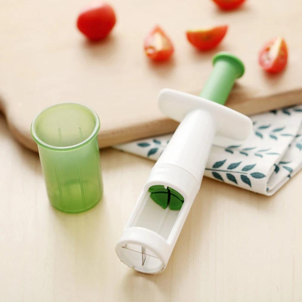 Fruit Slicer Tomato  Grape  Cherry Fruit Salad Divider Vegetable Cutter  Kitchen Gadgets and Accessories Cooking Home Gadgets