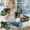 1Pcs Kids Toy Car Inertia Sanitation Truck Models Pull Back Military Engineering Vehicle Fire Engine Boys Toys Children Gift