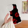LZ19 Lips Kiss Art Clear Soft Wave Phone Cases for Samsung S24 S23 Ultra S20 FE A54 A14 A52s A51 S10 Huawei Honor 90 Protection Back Cover
