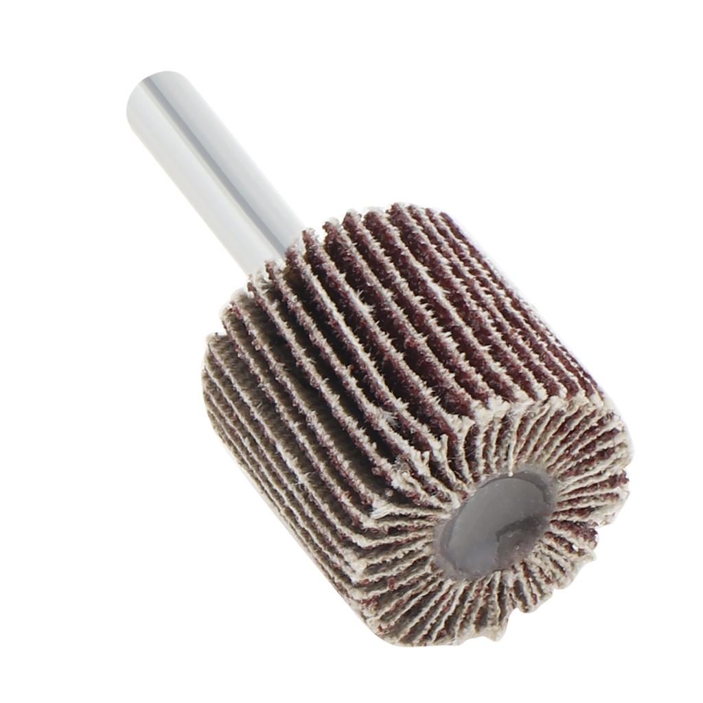80 Grits Flap Wheel Sandpaper Wheel Rust Remover Deburring Grinding Polishing Tool for Flat Surface