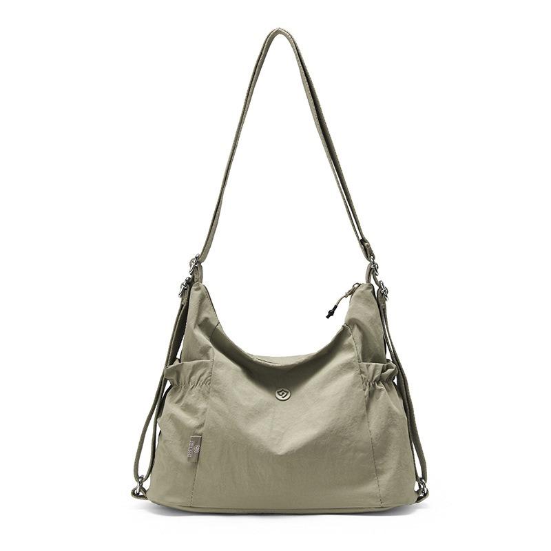 

Crossbody bag simple and large-capacity Oxford cloth new lightweight casual water-proof double pocket student commuting shoulder bag