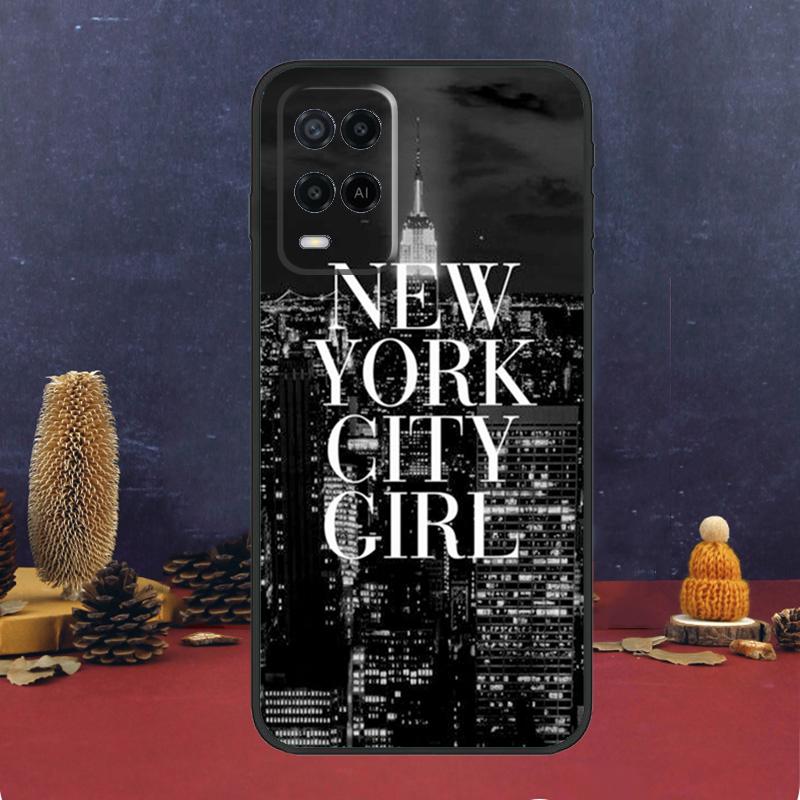 New York City Case For Oppo A94 A74 A54 A15 A17 A57 A6 A5 Pro A16 A76 A96 A40 A60 A80 A18 A38 A58 A78 A98