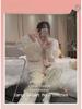 Korean Style Women's Coral Fleece Pajamas - Thick Velvet Flannel Home Suit