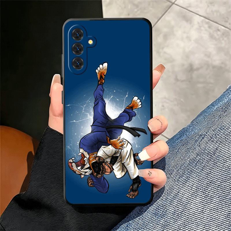 Judo Jiu Jitsu BJJ Brasilianische Weiche Handyhülle für Samsung A17 A37 A57 A16 A26 A36 A56 A15 A25 A35 A55 A14 A24 A34 A54 A13 A23 A33