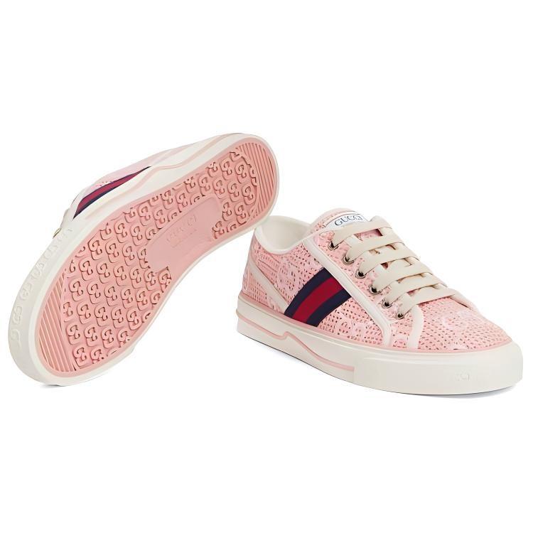 Gucci Stylish Skateboarding Shoes Women's Pink 742022 FABQS 5949