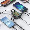 Extend 10 Ports USB 2.0 Splitter RGB Backlight USB Port Expander  Mobile Phone Accessories