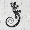 1pc 2D Lizard Metal Wall Art - Eye-Catching Home Decor for Living Room, Bedroom, and Office Wall Decor Metal Wall Hanging