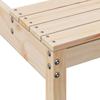 Picnic Table 160 x 134 x 75 cm Solid Pine Wood