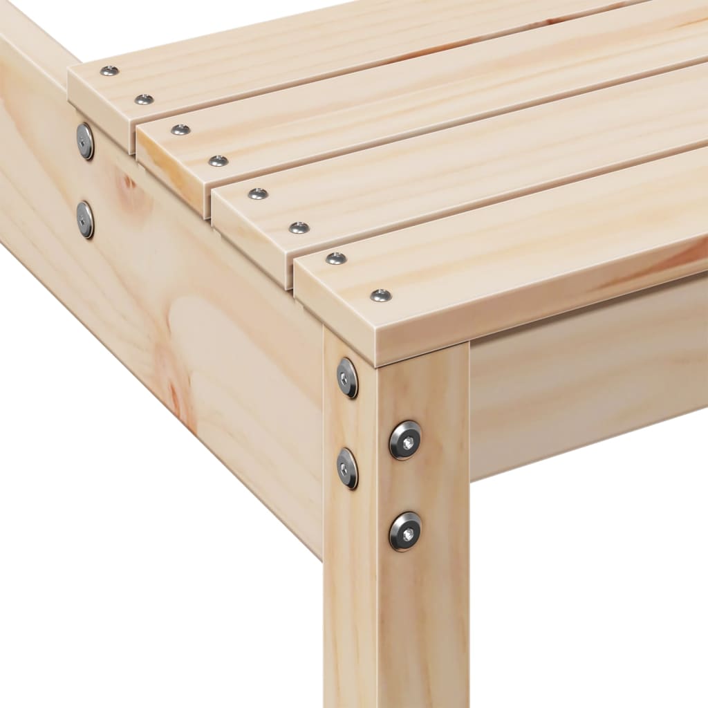 Picnic Table 160 x 134 x 75 cm Solid Pine Wood