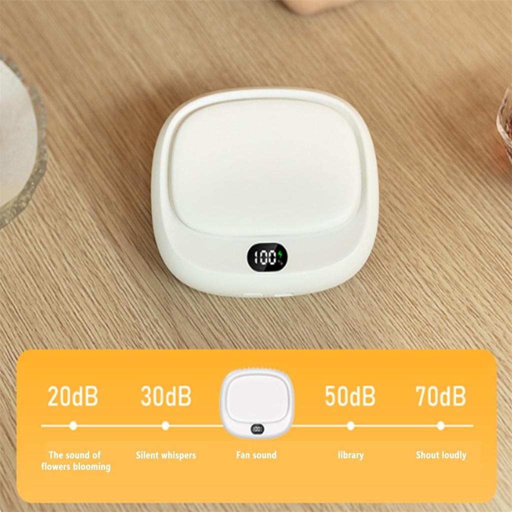 Tragbarer Ventilator, 5 Geschwindigkeiten, verstellbarer Taillenventilator, USB-Ventilator, leiser kleiner persönlicher Ventilator für Reisen zu Hause im Freien