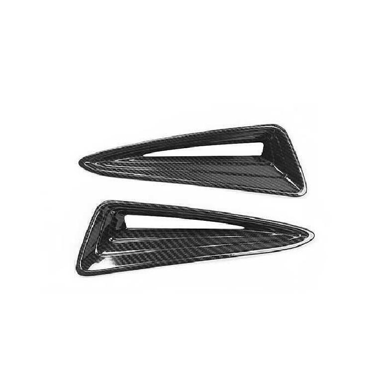 For Toyota CHR CH-R 2018-2022 ABS Carbon Fiber Front Fog Light Lamp Cover Trim