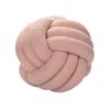 Hand-woven Knotted Ball Pillow Lamb Velvet Roll Pillow Sofa Living Room Household Cushion