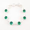 Chrome Diopside Gemstone 925 Sterling Silver Jewelry Handmade Women's Bracelet RB-14-1