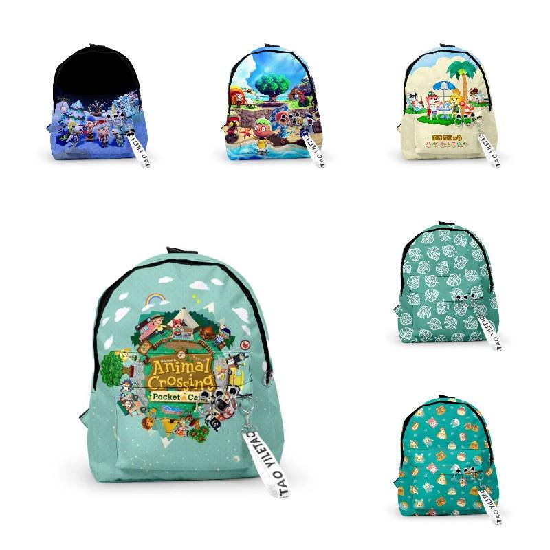 Animal Crossing School Backpack Oxford Fabric, Water-resistant, 20l Capacity