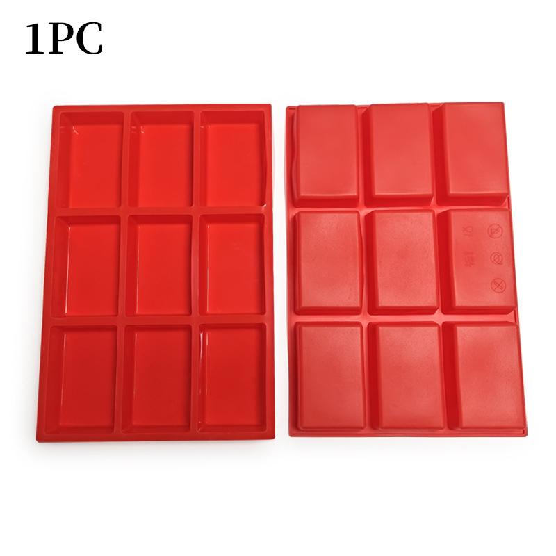 9-cavity Silicone Mini Loaf Pan For Baking Cake Bread Meatloaf Cornbread Brownie Muffin Soap Easy To Clean Kitchen Accessories