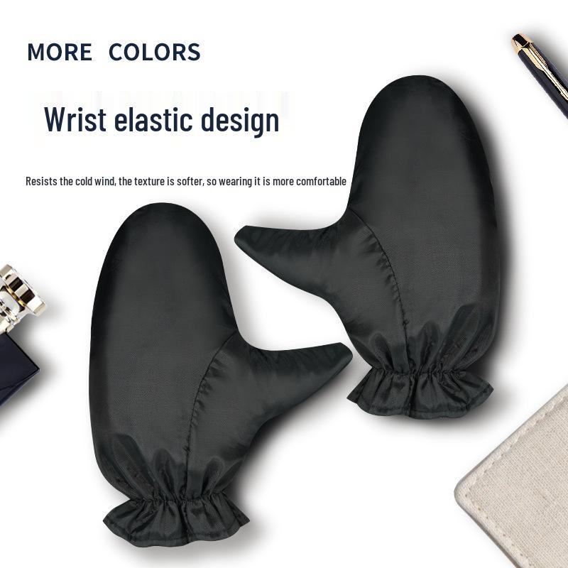 Windproof Universal Thin Fleece Cycling Gloves for Autumn/Winter - Ideal for Mountain Biking, E-Scooters, and Motorcycles