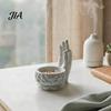 Office Desk Organizer 3D Printed OK Buddha Hand Lotus Flower Pot, Zen Style Mini Planter, PLA Statue Desktop for Succulents Jewelry, Creative
