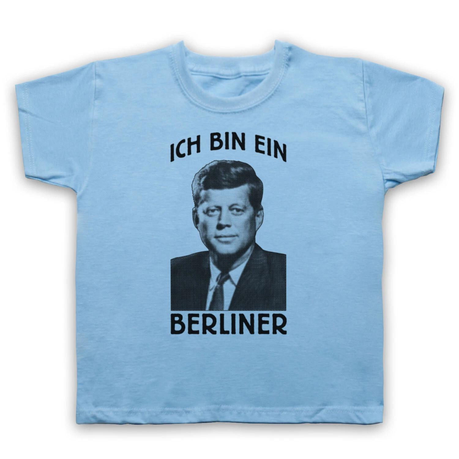 

ICH BIN EIN BERLINER UNOFFICIAL JFK KENNEDY FUNNY QUOTE KIDS CHILDS T-shirt 150