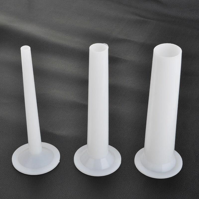 3* Kitchen Sausage Maker Tube Casing Meat Grinder Stuffing Filling Pipe Tool 4