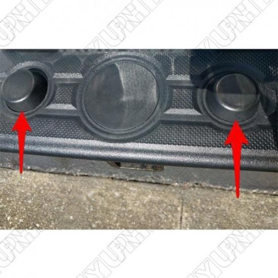2PCS Car Rear Bumper Dome Bolt Cover For Toyota Tacoma Tundra 05-15 PT22834000BK
