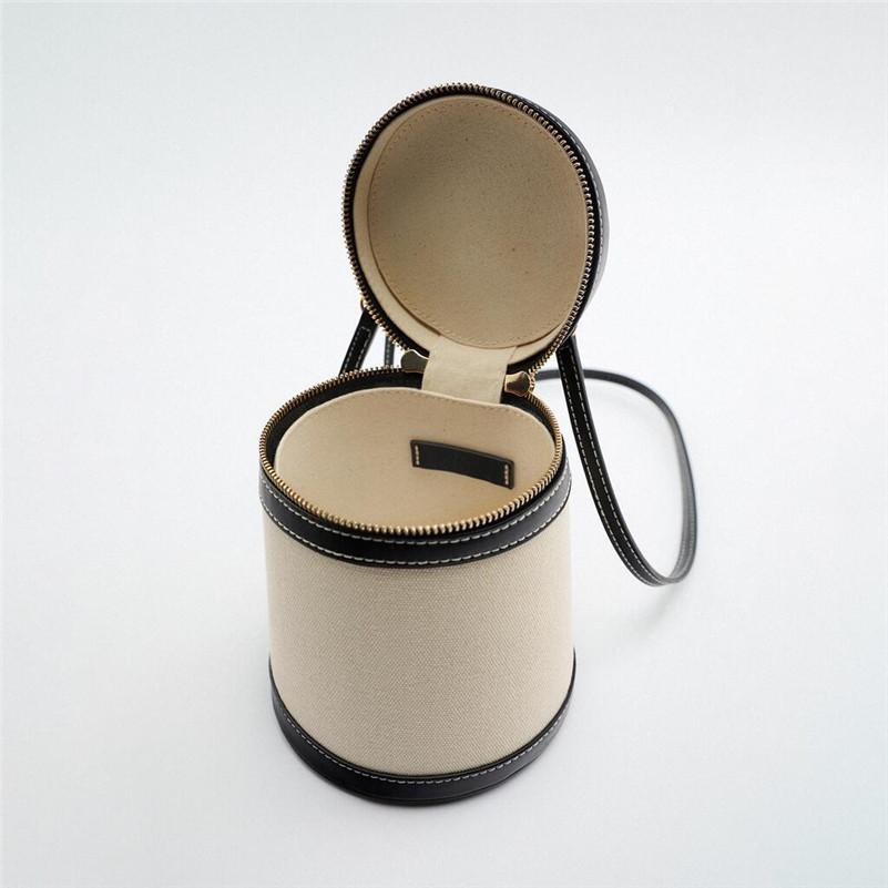 Proste modne torby typu bucket torby na ramię dla kobiet torby listonoszki