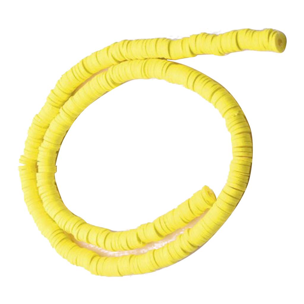 Yellow Flat Polymer Clay Bead DIY Decoration Polymer Clay Disc Beads for Necklaces Bracelets
