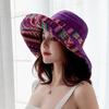 Fisherman Hat Women Pure Cotton Wide Brim Uv Protection Breathable Foldable Summer Outdoors
