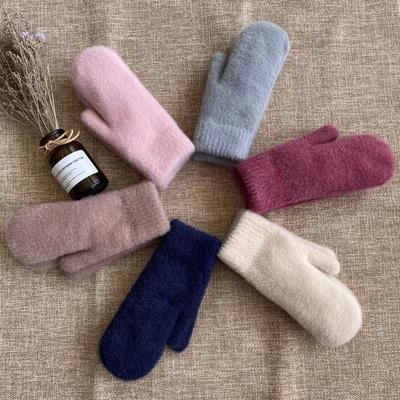 Fleece-lined And Thickened Gloves - Winter And  Warm And Windproof Gloves