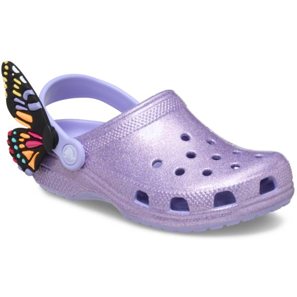 Crocs ClassIc I Am Butterfly glItter Clog kIds