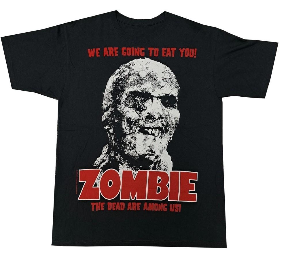 NEW Zombie 1979 Shirt Classic Cult Zombie Gore Grindhouse Movie Reprint Unisex T-Shirt S