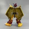 20cm Digimon Adventure Metalgreymon Verbesserte Version 2.0 Gold & Schwarz Anime Figur Modell Statue Schreibtischdekoration