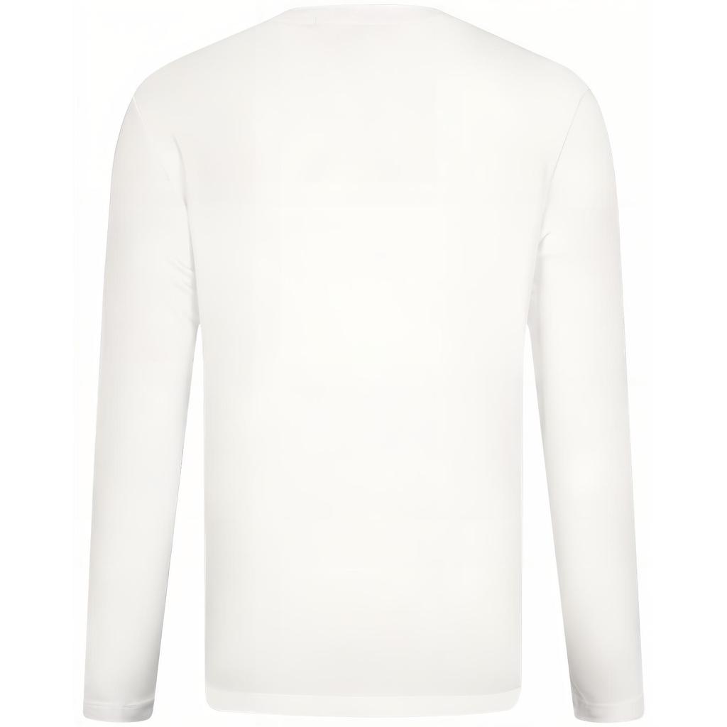 Calvin Klein Casual Round Neck Comfortable Printed Long Sleeve T-Shirt Men Tops White J322255YAF