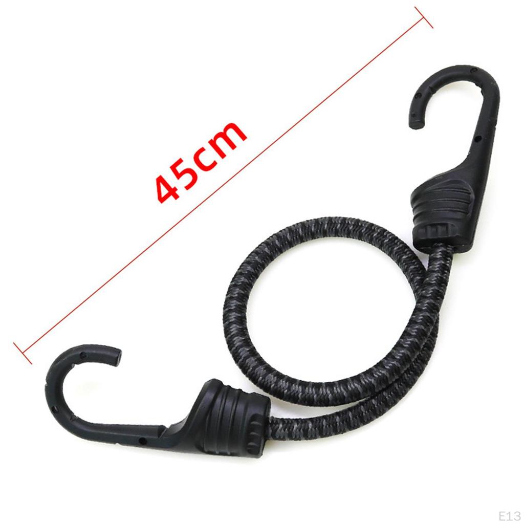 Bicycle Bungee Cord Cargo Rack with Hooks Portable Elastic Band Strap Luggage Carrier