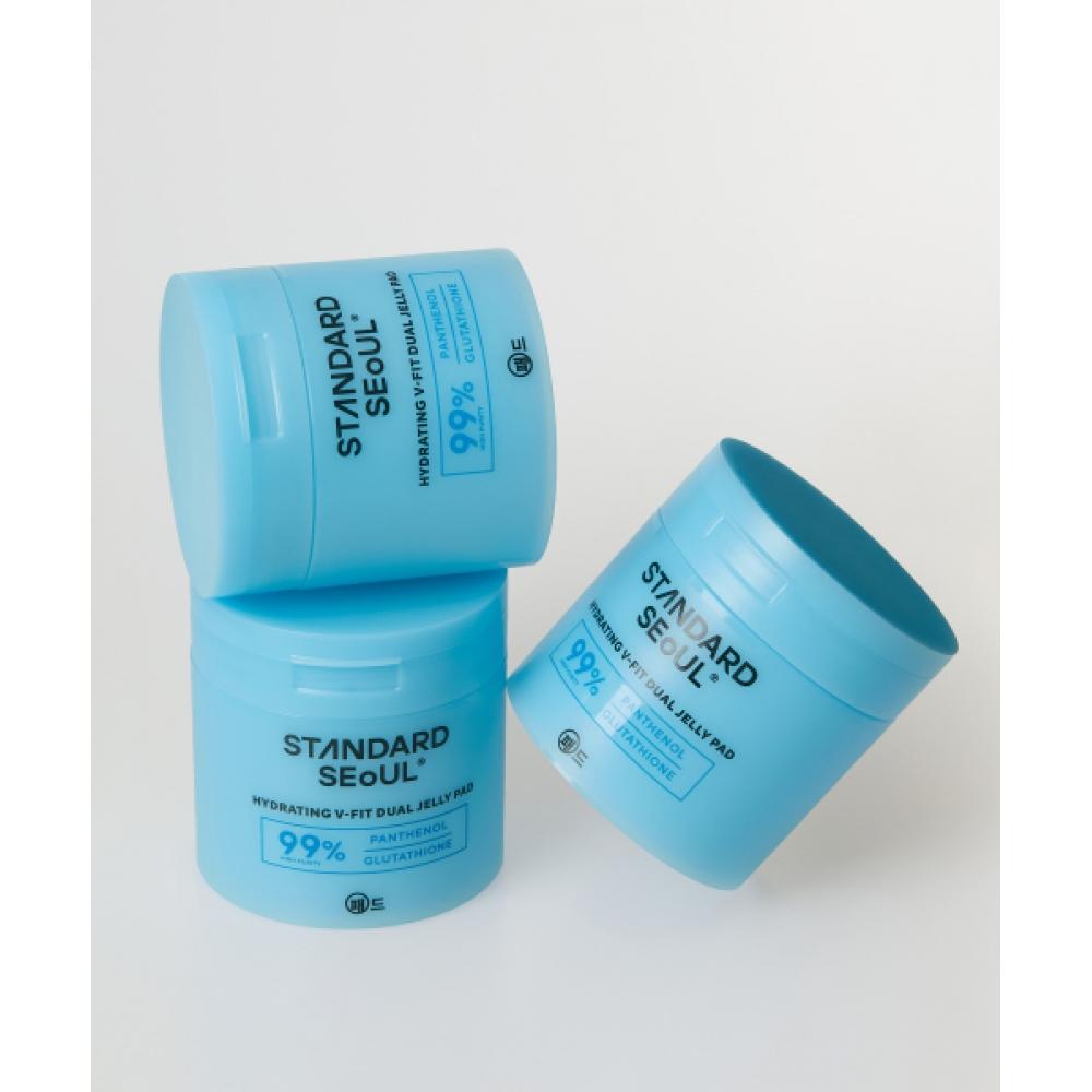 Standard Seoul [Idratazione Rapida Ricarica Rapida] V Fit Dual Jelly Pad Idratante 60 Fogli