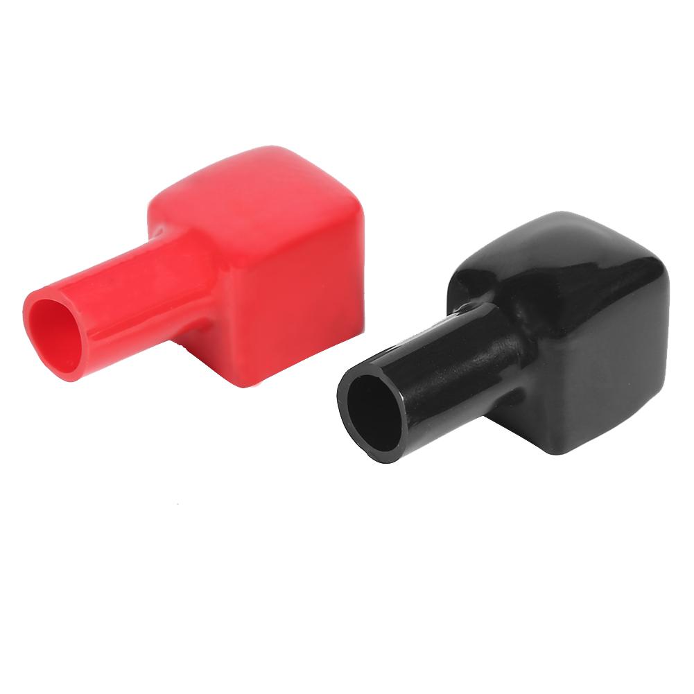 Satın alın 1 Pair Car Battery Terminal Covers Insulation Caps Red