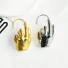 1PC New Arrival Metal Hand Left Earcuff Earrings For Women Jewelry Fashion Show Model' Statement Accessories