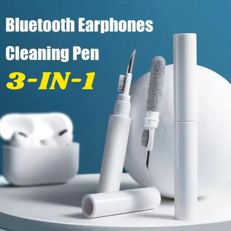 Wireless Earbuds Cleaning Kit with Pen Brush for AirPods Pro 3 2 1 Bluetooth Earphones & Case Dust Removal Tool