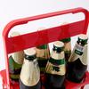 Foldable Plastic Wine Carrier Easy To Carry Wine Basket Beer Tote for Daily Use KTV and Party