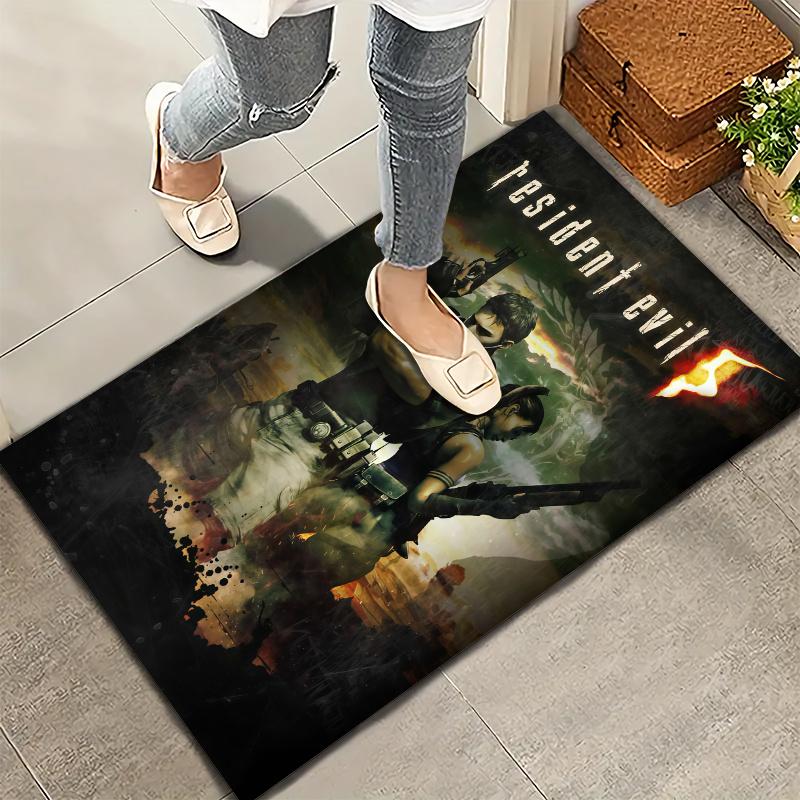 Resident Evil Carpet Rug for Living Room Bedroom Home Sofa Decoration,Kids play Nonslip Floor Mat