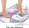 Artsocket Pink Mermaid Tail Scales Bathroom Set With Shower Curtain And Rugs Accessories Sea Turtle Seahorse Octopus Conch Showe