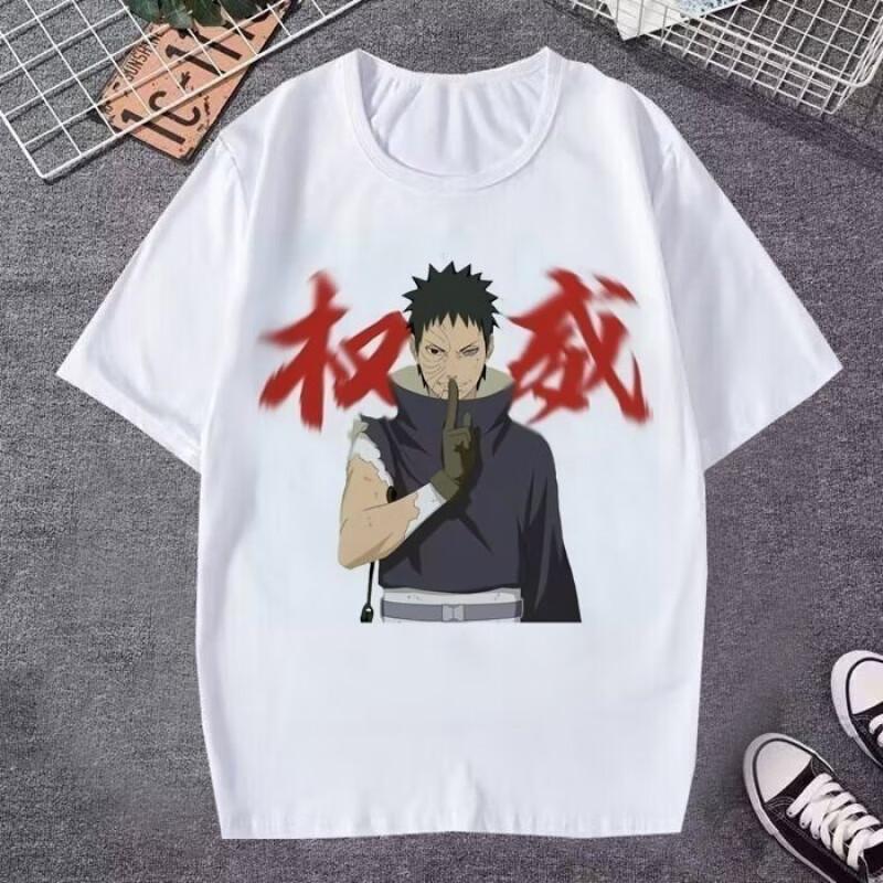 Anime Naruto Cartoon Surrounding Childrens Tshirt Cotton Printing Parentchild Summer New Casual Breathable Short Sleeve