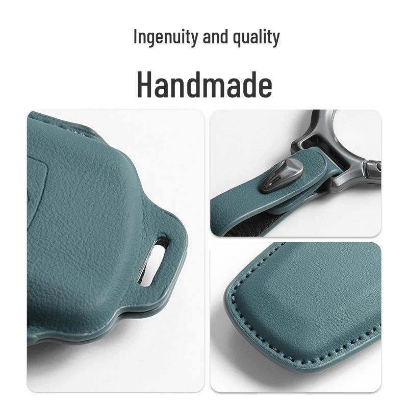 Geely Star Wish Key Cover - Original Color Remote Protective Case with Key Ring and Bag, Car Accessory