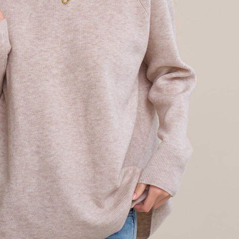 Moka Na Women's Long Sleeve Knit Sweater