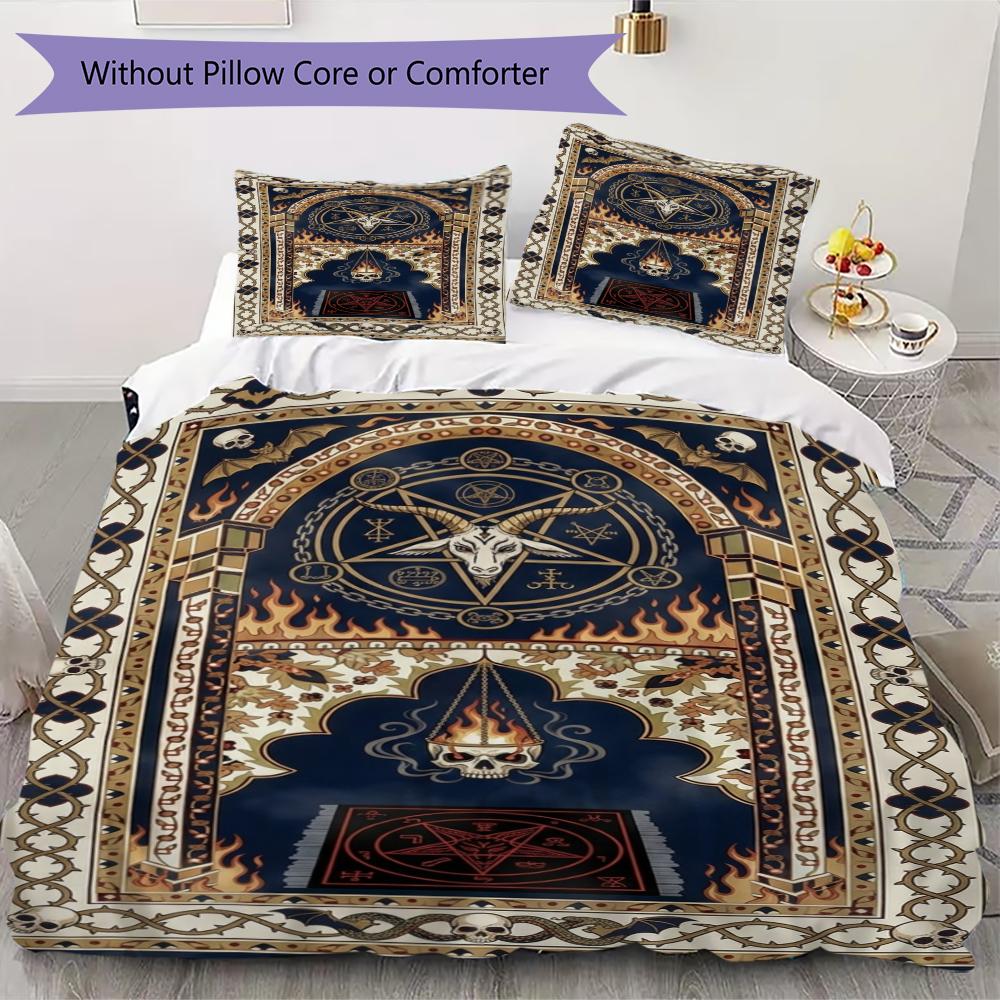 

Satan s Pentagram Print Flannel Blanket, High quality Comfortable for All Seasons, Home Decor, Warmth and Comfort, Perfect for Christmas Gifts138 135x200cm